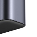 Stacja ładowania ładowarka wieloportowa GaN 65W EU 4x USB-C i 2x USB-A - ciemnoszara