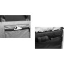 Torba podróżna Premium na garnitur i obuwie z kieszenią na mokre rzeczy 50l - czarna