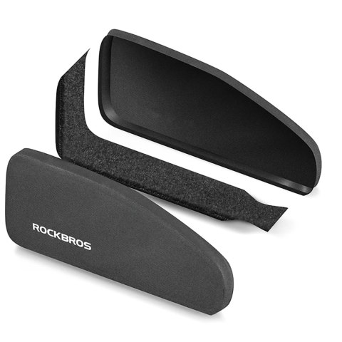 Torba rowerowa mocowana na ramę wodoodporna 1.5l AS-019 - czarna