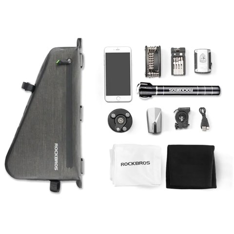 Torba rowerowa mocowane na ramę 5l AS-017 - ciemnozielona