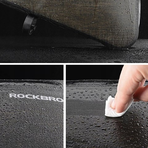 Torba rowerowa mocowane na ramę 5l AS-017 - ciemnozielona