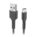 Kabel przewód USB-A - Micro-USB 2m - czarny