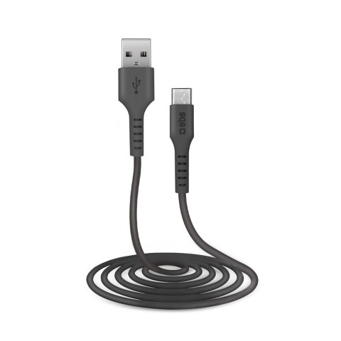 Kabel przewód USB-A - Micro-USB 2m - czarny