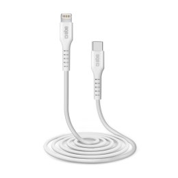 Kabel przewód USB-C - iPhone Lightning 2m - biały