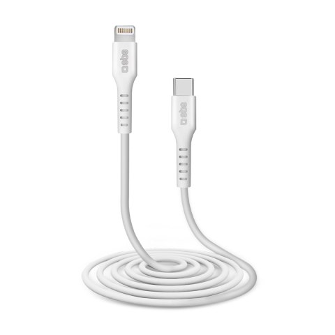 Kabel przewód USB-C - iPhone Lightning 2m - biały