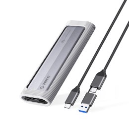 Kieszeń obudowa na dysk AXM2-G2 M.2 NVME USB-C 10Gb/s - szara