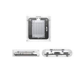 Kieszeń obudowa na dysk TC20-M2-10G M.2 NVME USB-C - przezroczysta