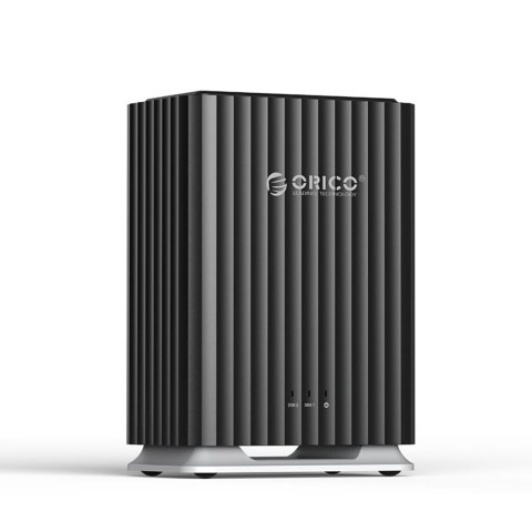 Obudowa 9728C3 na 2 dyski 2.5'' HDD / SSD / 3.5'' HDD - czarna