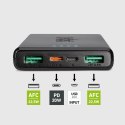 Powerbank 10000 mAh Power Delivery 20W - czarny