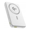 Powerbank Airpow II 10000mAh Qi2 MagSafe 22.5W z kablem USB-C 20V 3A 30cm - biały