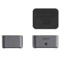 Stacja dokująca IT28E-C z funkcją klonowania na 2 dyski M.2 NVME 2.5'' / 3.5 HDD / 2.5'' SSD - szara