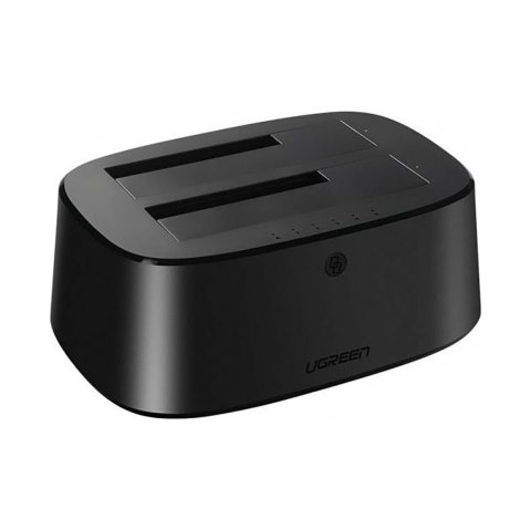 Stacja dokująca do dysków SATA 2.5'' 3.5'' SSD HHD z USB 3.0 zasilacz EU - czarna