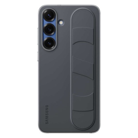 Etui silikonowe Samsung Standing Grip Case z uchwytem podstawką do Samsung Galaxy S25 - czarne
