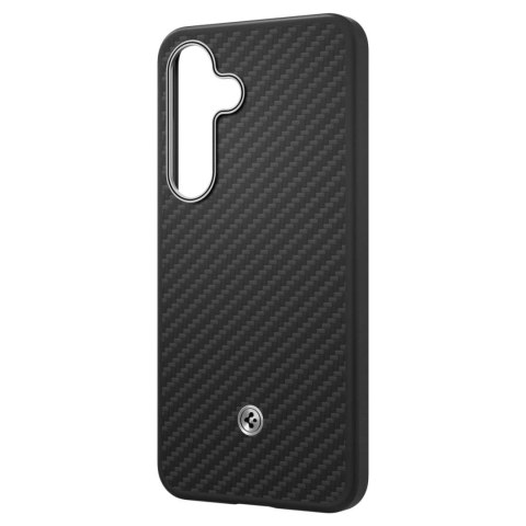 Etui silikonowe Spigen Enzo Aramid MagFit do Samsung Galaxy S25 - czarne