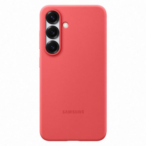 Etui silikonowe plecki Samsung Silicone Case do Samsung Galaxy S25 - czerwone