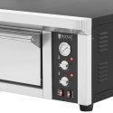 Piec do pizzy elektryczny z szamotem na 6 pizz śr. 33 cm 400 V 6600 W