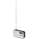 Adler | Digital radio PLL AM/FM | AD 1907 | Alarm function | White/Black
