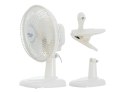 Adler | Fan with clip | AD 7317 | Table Fan | White | Diameter 15 cm | Number of speeds 2 | 30 W | No