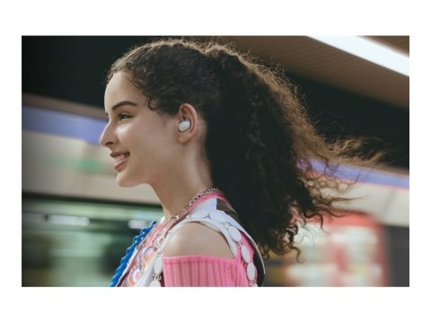 Bezprzewodowe słuchawki z redukcją szumów Sony WF-LS910N LinkBuds Fit, biały | Sony