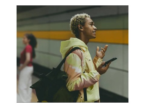 Bezprzewodowe słuchawki z redukcją szumów Sony WF-LS910N LinkBuds Fit, czarny | Sony