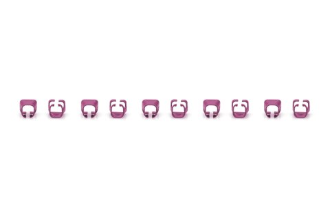 DIGITUS Color clips for Patch cable, Magenta | Digitus
