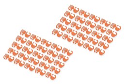 DIGITUS Color clips for Patch cable, Orange | Digitus