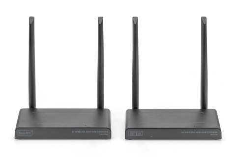 Digitus 4K Wireless HDMI KVM Extender Set, 150 m | DS-55328 | Black