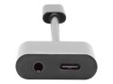 Digitus | USB Type-C adapter/Converter, Type-C to USB Type-C with 3.5mm stereo | AK-300400-002-S