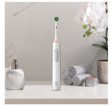 Elektryczna szczoteczka do zębów Oral-B Pro 3 3000 Cross Action | Akumulatorowa | Dla dorosłych | Liczba główek szczoteczki w ze