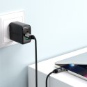 Kabel przewód USB-C - USB-C z wyświetlaczem 480Mb/s 66W 1.2m - czarny