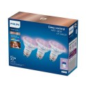 WiZ Philips Smart WiFi Spot PAR16 GU10 4,7W 36° 345Lm RGB, opakowanie 3szt | WiZ