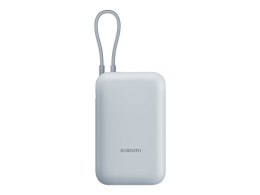 Xiaomi Power Bank (zintegrowany kabel) | 10000 mAh | Kabel USB-A/USB-C/USB-C | Ice Blue