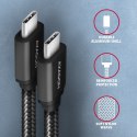 AXAGON Data and charging USB 3.2 Gen 1 cable, 1.5 m | BUCM3-CM15AB | USB Type C - USB Type C