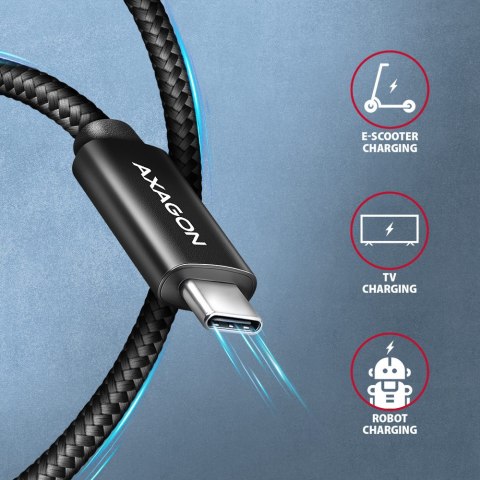 AXAGON Data and charging USB 480Mbps cable, 3 m | BUCM2-CM30AB | USB-C to USB-C