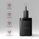AXAGON Sil wallcharger 1x port USB-C, PD3.0/PPS/QC4+/SFC/AFC/Apple, 30W | ACU-PD30