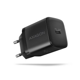 AXAGON Wallcharger 1x port USB-C, PD3.0/PPS/QC4+/AFC/FCP/Apple, 20W | ACU-PD20