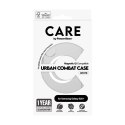 CARE by PanzerGlass Flagship Case Transparent Urban Combat w. White Qi Compatible Samsung Galaxy S25 | CARE