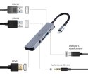 Cablexpert USB Type-C 5-in-1 multi-port adapter (Hub + HDMI + PD + stereo audio) | A-CM-COMBO5-02