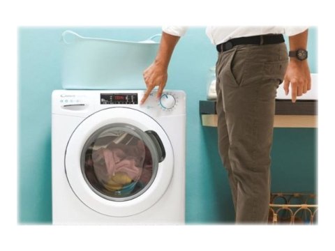 Candy Washing Machine with Dryer | CSOW 4855TWE/1-S | Energy efficiency class C/E | Front loading | Washing capacity 8 kg | 1400