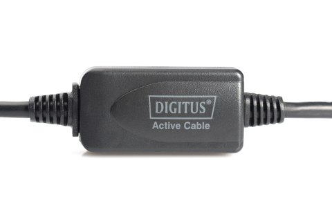 Digitus | Active USB 2.0 Repeater/Extension Cable | DA-73100-1 | USB 2.0 USB A (Male) | USB A (Female)