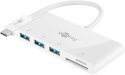 Goobay USB-C Multiport Adapter to 3x USB-A, Cardreader | 62097