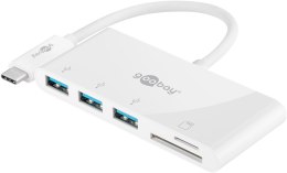 Goobay USB-C Multiport Adapter to 3x USB-A, Cardreader | 62097