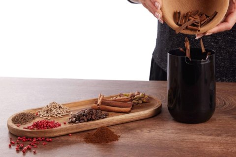 Gorenje | Coffee Grinder | SMK150SB | 150 W | Coffee beans capacity 45 g | Lid safety switch | Black