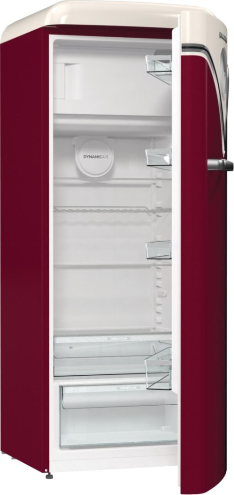 Gorenje Retro Refrigerator | OBRB615DR | Energy efficiency class D | Free standing | Larder | Height 152.5 cm | Fridge net capac