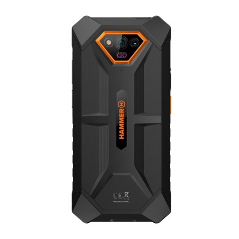 HAMMER Iron V (Orange) DS 6.5" IPS 1600x720/1.6GHz/64GB/6GB RAM/Android 13/microSD/WiFi,BT,4G LTE