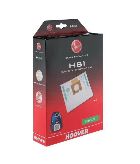 Hoover Pure Epa worki z mikrofibry do odkurzaczy H81, biały