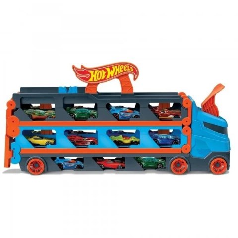 Hot Wheels Wyścigowy transporter 2w1 (GVG37) | Hot Wheels