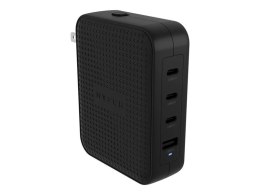 Hyper HyperJuice 145W USB-C GaN Travel Charger with 4 Ports - Black