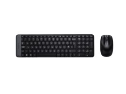 Logitech | Combo Wireless Keyboard and Mouse | MK220 | Keyboard and Mouse | Wireless | Mouse included | US | Black | N/A