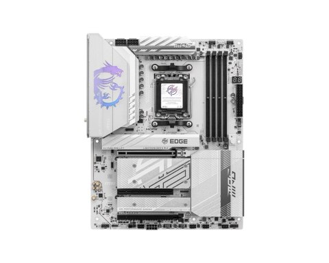 MSI MPG B850 EDGE TI WIFI | Processor family AMD | Processor socket AM5 | DDR5 | Supported hard disk drive interfaces SATA, M.2 